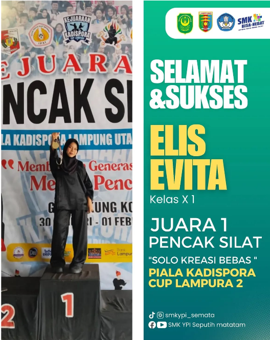 JUARA 1 PENCAK SILAT PADA PIALA KADISPORA CUP LAMPURA 2
